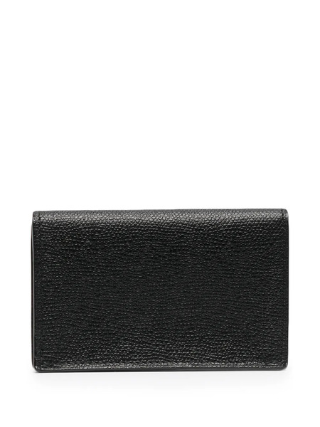  Valextra Textured Leather Wallet - Black 