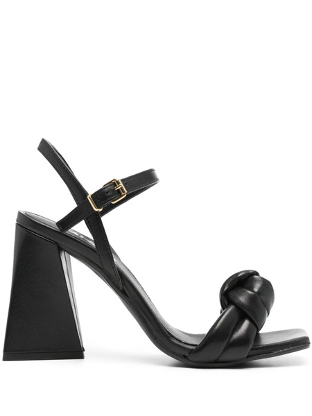  Vamsko Eden 100mm Leather Sandals - Black 