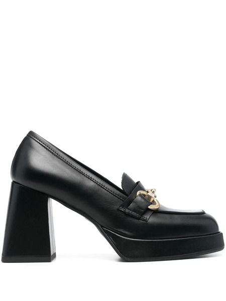  Vamsko Edith 90mm Leather Loafers - Black 
