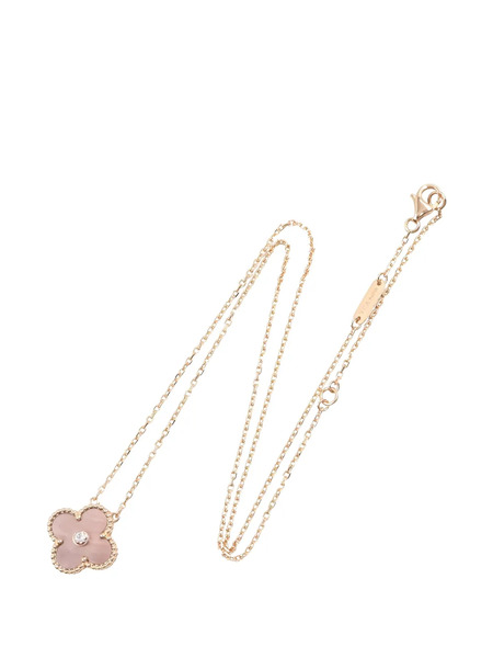  Van Cleef & Arpels Pre-owned 2010 18kt Rose Gold Alhambra Necklace - Pink 