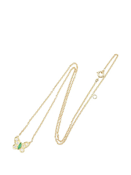  Van Cleef & Arpels Pre-owned 2010 18kt Yellow Gold Butterfly Necklace 