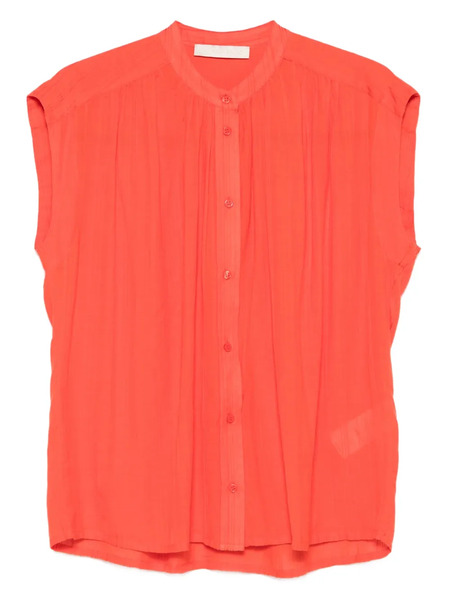  Vanessa Bruno Buttoned-front Sleeveless Shirt - Orange 
