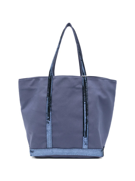  Vanessa Bruno Large Cabas Sequin-embellished Tote Bag - Blue 