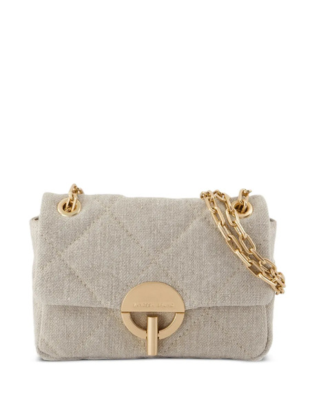  Vanessa Bruno Linen Quilted Shoulder Bag - Neutrals 