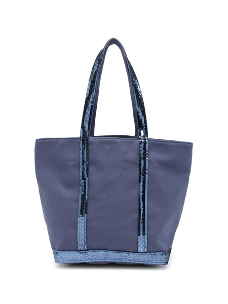  Vanessa Bruno Medium Cabas Sequin-embellished Tote Bag - Blue 