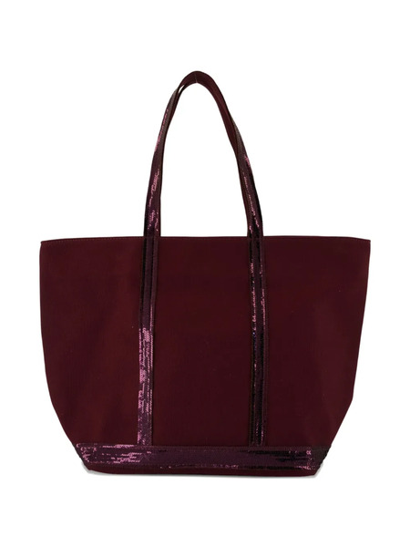  Vanessa Bruno Medium Sequin-trimmed Tote Bag - Red 