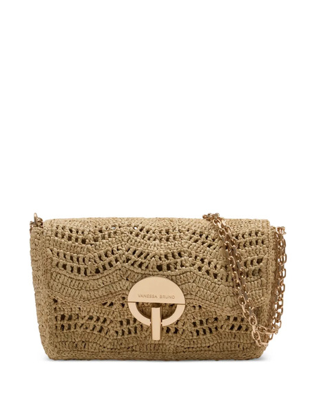  Vanessa Bruno Moon Moyen Chain Crossbody Bag - Neutrals 