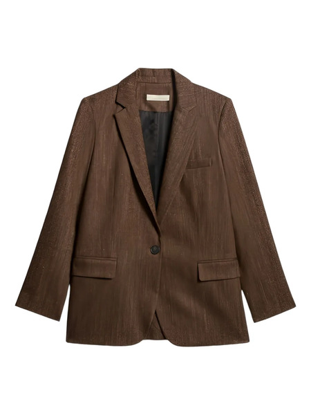  Vanessa Bruno Single-breasted Blazer - Brown 