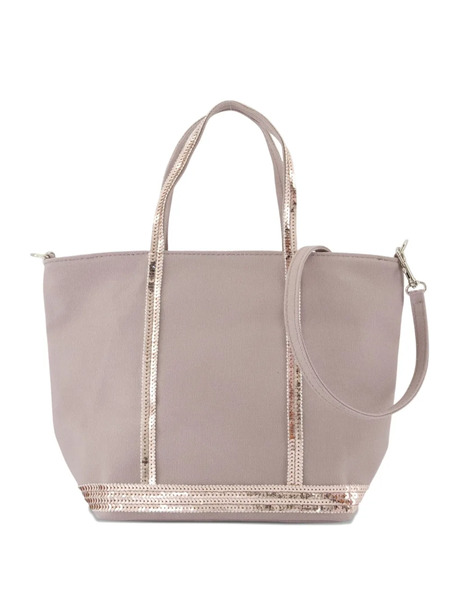 Vanessa Bruno Small Sequin-trimmed Tote Bag - Neutrals 