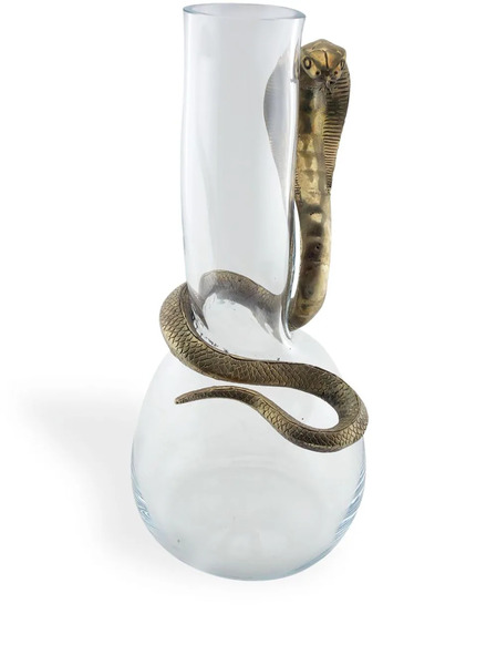  Vanessa Mitrani Cobra Glass Vase (400mm) - Gold 