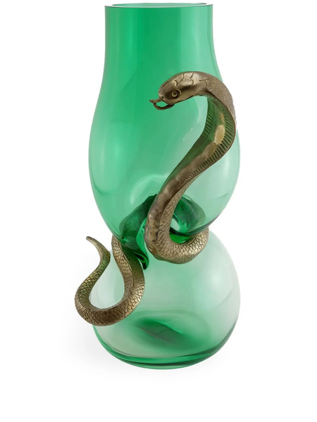  Vanessa Mitrani Cobra Glass Vase (400mm) - Green 