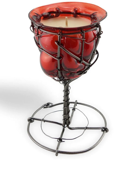  Vanessa Mitrani Image Scented Glass Candle - Red 