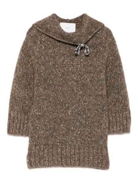  Vanisè Round-neck Sweater - Brown 