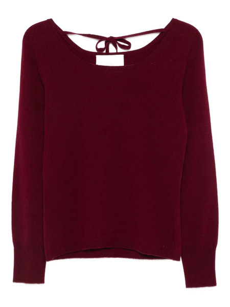  Vanisè Tie-back Knitwear - Red 