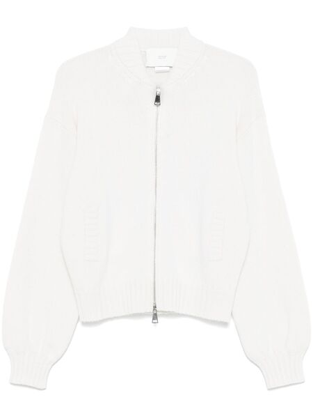 Vanisè Zip-up Cardigan - White 