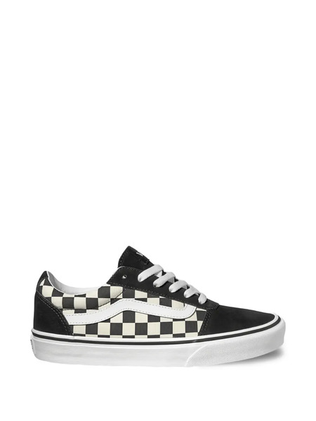  Vans Checkerboard Stripe Sneakers - Black 