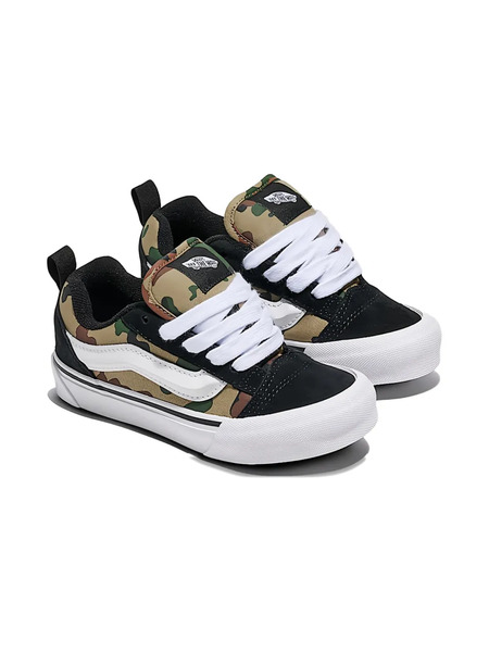  Vans Kids Knu Skool camo/black Sneakers - Brown 