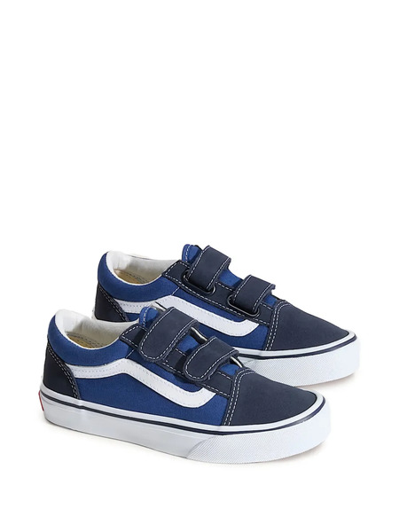  Vans Kids Old Skool Stripe-detail Sneakers - Blue 