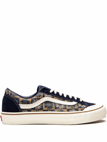  Vans Style 36 Surf daisy Checkerboard Sneakers - Black 