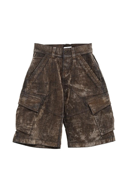  Vaquera Cargo-pocket Shorts - Brown 