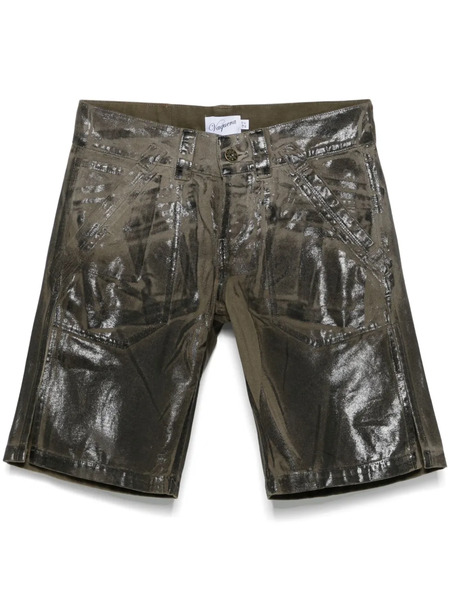  Vaquera Coated Shorts - Green 