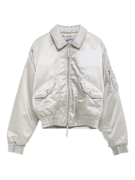  Vaquera Collared Bomber Jacket - Grey 