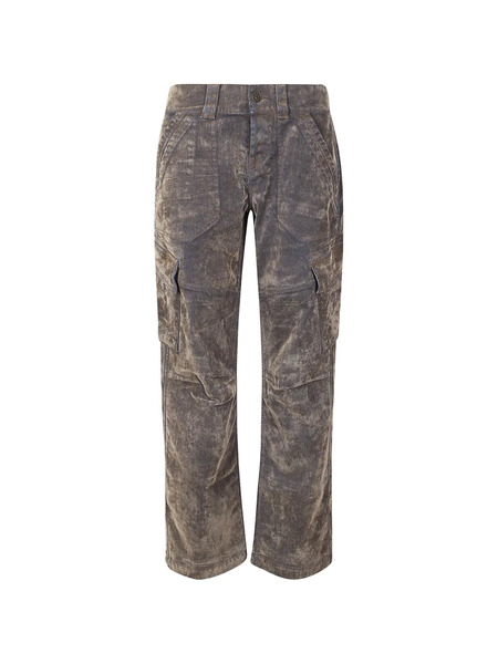  Vaquera Flocked Cargo Jeans - Brown 