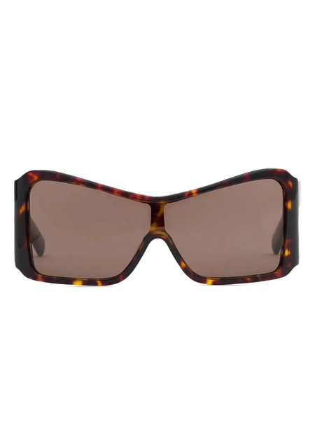  Vaquera Shield-frame Sunglasses - Brown 