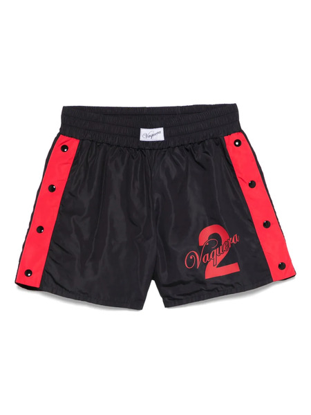  Vaquera Snap-buttons Shorts - Black 