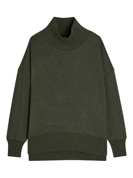  Varley Barker Ribbed High-neck Sweater - Green 