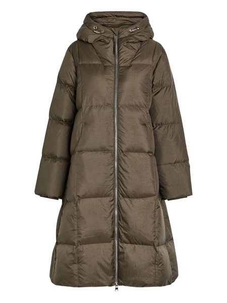 Varley Hooded Oversized Coat - Brown 