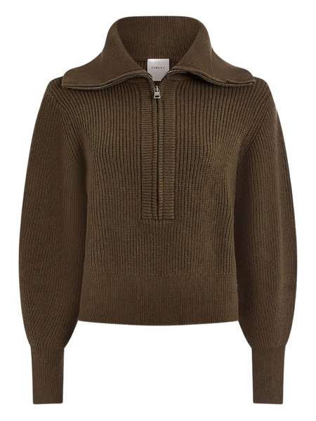  Varley Maura Zip-fastening Sweater - Brown 