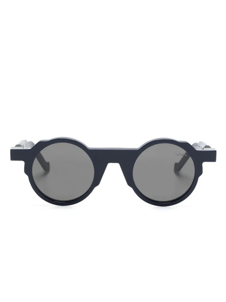  Vava Eyewear Bl0002 Round-frame Sunglasses - Blue 