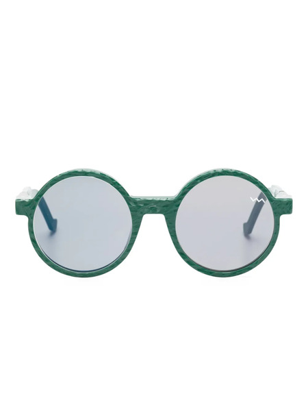  Vava Eyewear Round-frame Sunglasses - Green 