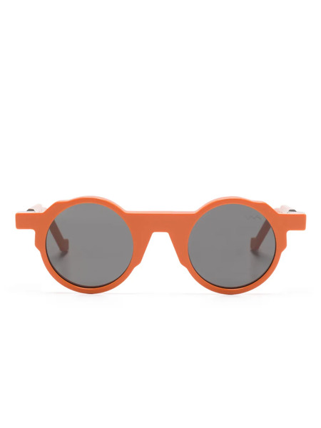  Vava Eyewear Round-frame Sunglasses - Orange 
