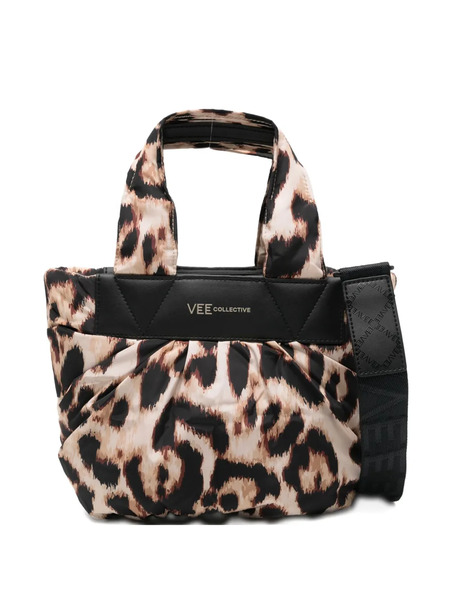  Veecollective Leopard-print Quilted Tote Bag - Neutrals 