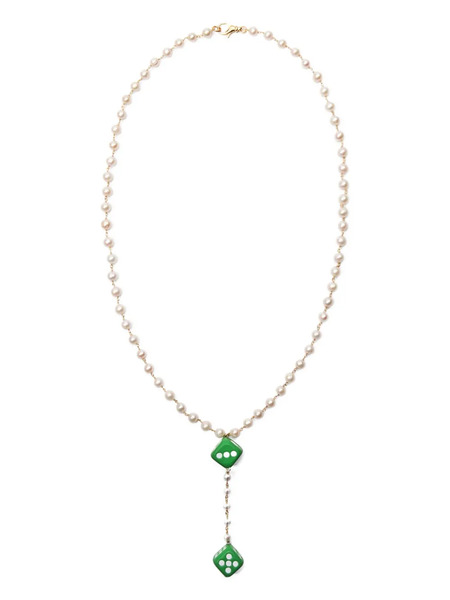  Veert Dice Necklace - Neutrals 