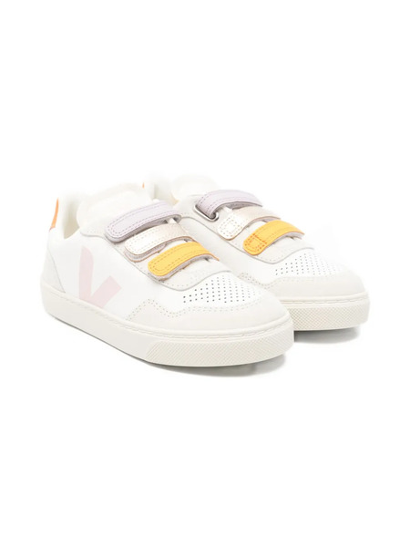  Veja Kids Leather Sneakers - White 