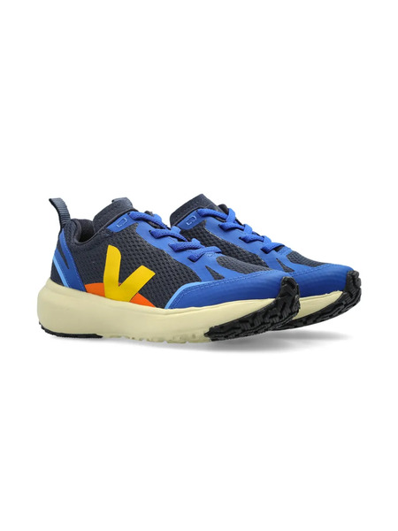  Veja Kids Logo-patch Sneakers - Blue 