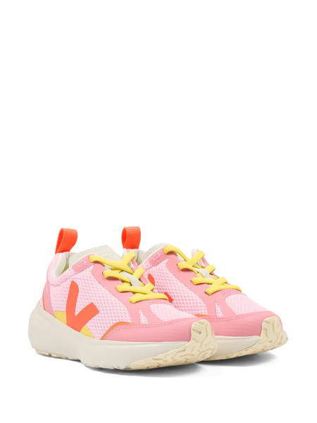  Veja Kids Logo-patch Sneakers - Pink 