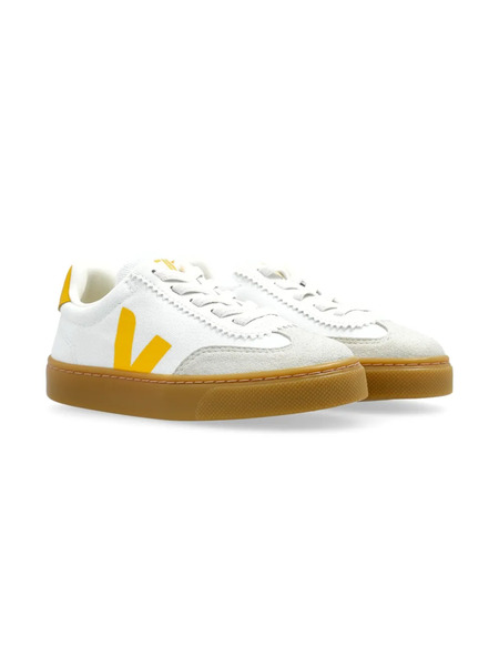 Veja Kids Logo-patch Sneakers - White 