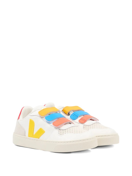  Veja Kids Low-top Strap Sneakers - White 