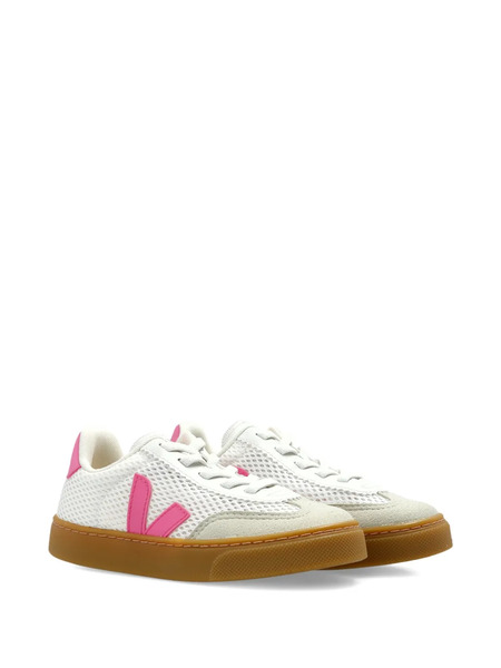  Veja Kids Mesh Logo Sneakers - White 