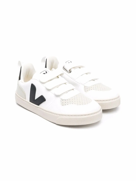  Veja Kids Touch-strap Low-top Trainers - White 