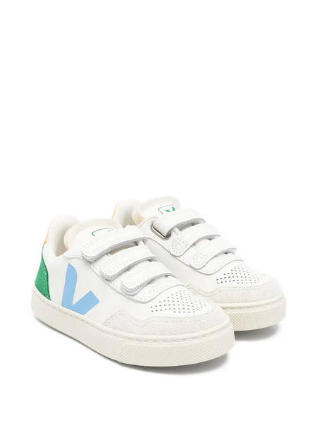  Veja Kids V-90 Leather Sneakers - White 