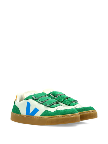  Veja Kids V-90 Leather Sneakers - White 