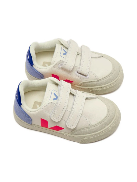  Veja Kids V-12 Logo-print Sneakers - White 