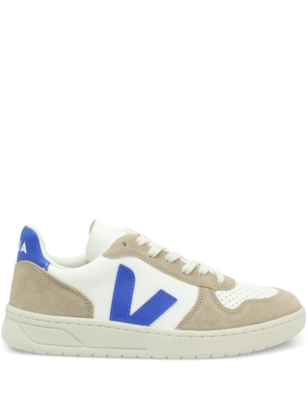  Veja V-10 Chromefree Leather Sneakers - Neutrals 