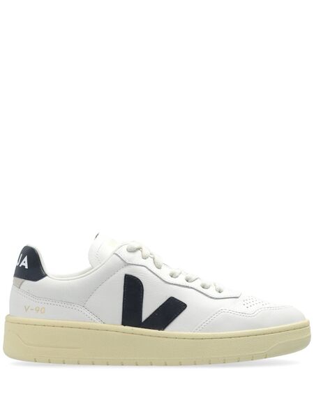  Veja V90 Chromefree Leather Sneakers - White 