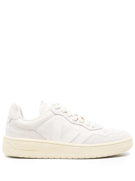  Veja V-90 Leather Sneakers - Grey 